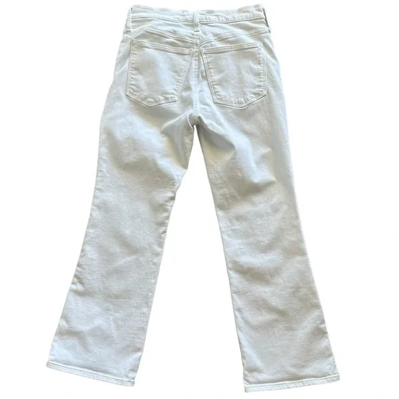 Madewell Women’s White High Rise Kick Out Jeans Size 30 - Picture 2 of 10